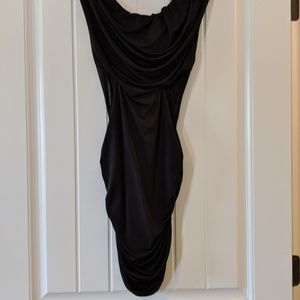 Black cocktail dress